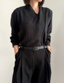 شومیز مشکی ساده
